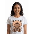 thumbnail image 1 of Playera Blanca Camiseta Osito Café Te Quiero, 1 of 5