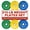 25LB & 35LB & 45LB, variant on FlexWave 2-Inch Olympic Bumper Weight Plate Set，with Steel Hub, Multicolored, Multiple Sizes，for Strength Training & Home Gym