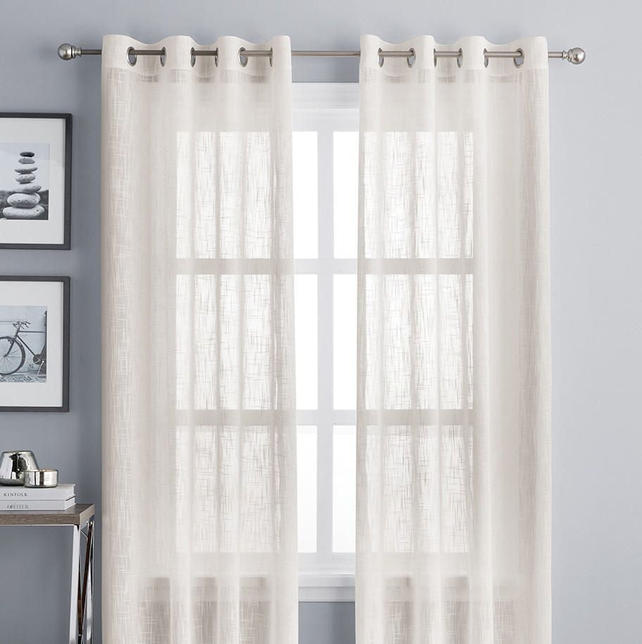 hometrends Textured Sheer Panel