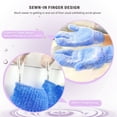 thumbnail image 6 of EvridWear Exfoliating Bath Mittens for Shower, Spa, Massage and Body Scrubs (Mitts, 1 Pair Moderate), 6 of 7
