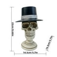 CEHVOM Skeletons Resin Realistic Fake Simulation Human Skull HeadBone ...