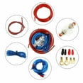 thumbnail image 3 of Xinyolin AMP Cable - Anti-interference Wear-resistant Flexible 1500W Car Power Amplifier Wiring Kit for Van, 3 of 7