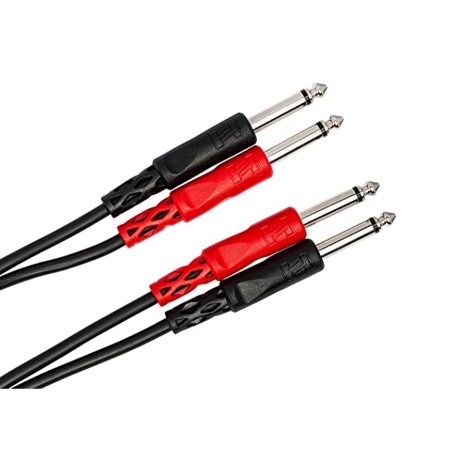 UPC: 0728736010499 | Hosa CPP200 Series Dual 1/4  Audio Cable 13.1ft