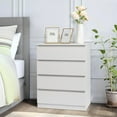 thumbnail image 2 of Bedside cupboard,Wood Simple 4-Drawer Dresser White, 2 of 6