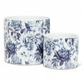 thumbnail image 3 of Blue Floral Chintz Print Planter, 3 of 3