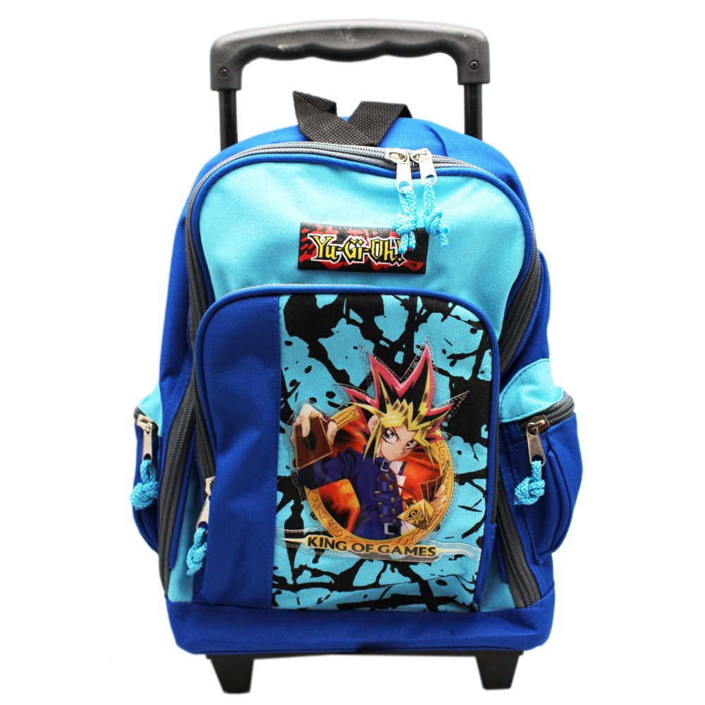 YuGiOh! King of Games Blue Colored Small Size Rolling Backpack