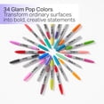 thumbnail image 2 of Juego de rotuladores Sharpie Glam Pop, punta fina permanente, 34 unidades, 2 of 6