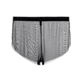thumbnail image 2 of TANBOM Men's Sexy and Cool Boxer Briefs Nylon Mesh Underwear Black M 1-Pack, 2 of 6