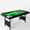 Green, variant on GOCAPTAIN Portable Folding Pool Table Set with Complete Accessory Kit, Space-Saving Billiards and Snooker Table with Steel Frame for Family Game Room or Adult Rec Room – Blue, 6FT