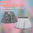 thumbnail image 7 of BIG ELEPHANT 3-Pack Toddler Girls' Pull-On Skirts - A-Line Style with Elephant Print, Ruffle Hem, and Stretch Waist (Sizes S-XL), 7 of 7