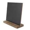thumbnail image 3 of 6 Pack Rustic Chalk Board with Wood Stand Signs 6X5 inch Blackboard, 3 of 5