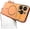 Orange, variant on CD Aurora Laser Camera Protection Magnetic Phone Case for iPhone, Compatible with (White,iPhone 15)