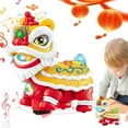 thumbnail image 6 of Chinese Dancing Toy Motorized Animated Figure with LED Lights and Music for Festive Celebrations, 6 of 6