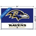 thumbnail image 6 of NFL Baltimore Ravens - Logo 21 Wall Poster with Pushpins, 22.375" x 34", 6 of 6