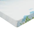 thumbnail image 2 of Ambesonne Flower Fitted Sheet, Balloon Clear Sky Travel, Twin XL Size, Multicolor, 2 of 3