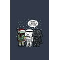 thumbnail image 2 of Junior's Star Wars Christmas Boba It's Cold Outside  Racerback Tank Top Indigo Medium, 2 of 4