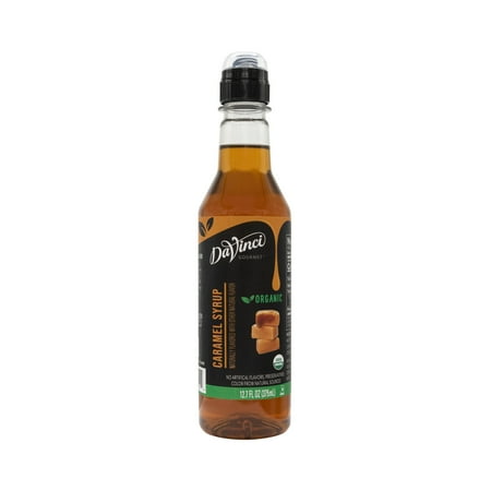 DaVinci Gourmet Organic Caramel Syrup, 375 ml