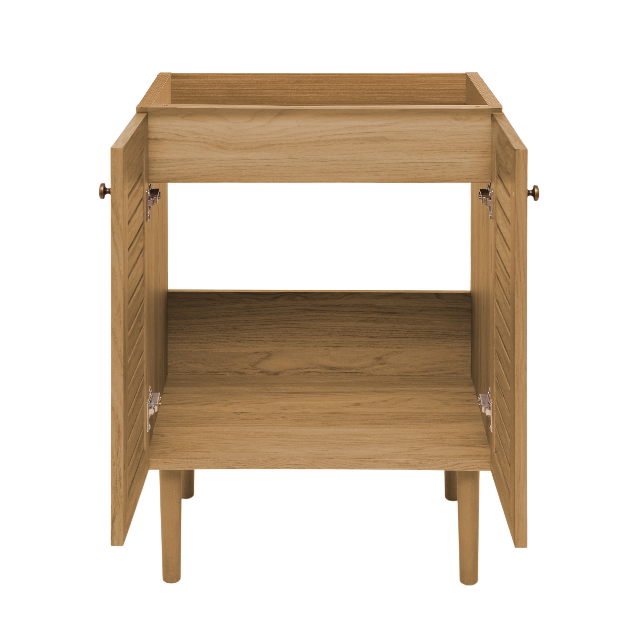 Bron 24" Freestanding Bathroom Vanity Cabinet without Top in Golden Oak
