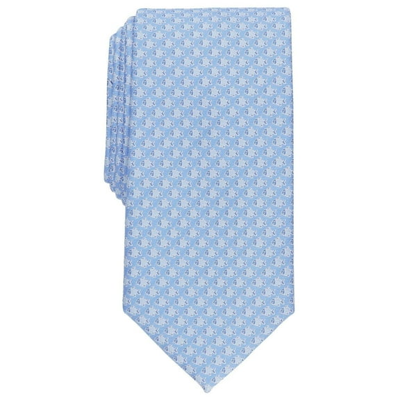 Club Room Men's Guppie-Print Neat Tie Blue OS B4HP
