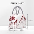 thumbnail image 2 of Balery Bloody Hand Bolsa de Almuerzo para Mujeres, Caja de Almuerzo, Bolsa de Almuerzo Pequeña Impermeable, Tote de Almuerzo Reutilizable con Gran Capacidad, 2 of 6