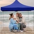 thumbnail image 5 of 6 x 6 Canopy Replacement Top Canopy Cover Replacement Pop Up Canopies Tent for Commercial Instant Outdoor Portable Patio Lawns Gazebo Outside Camping (Blue 6.56ft x 6.56ft/2m x 2m), 5 of 6