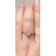 thumbnail image 2 of solitaire jewels 1.5CT Dainty Oval Moissanite Engagement Ring For Women, 14K Yellow Gold, 2 of 5