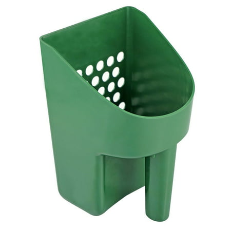 ASR Outdoor 8.5 Inch Green Sand Scooper Heavy Duty Plastic for Metal