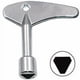 thumbnail image 4 of Llave triangular Laklulu, servicio de utilidad, llave de gas, ascensor eléctrico, llavero con cerradura, 4 of 5