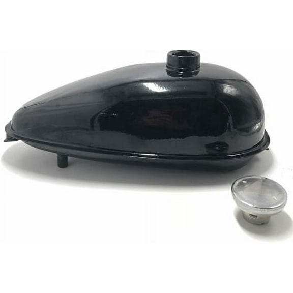 DONSP1986 High Performance 4L Gas Fuel Tank (Black) Include Gas Tank Cap-Gas Bike