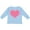 AE-Light Blue, variant on Inktastic Pink Heart (Stitch Border) Girls Long Sleeve Toddler T-Shirt