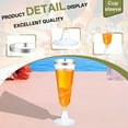 thumbnail image 6 of ACDANC 12Pcs Champagne Flutes Plastic 5 oz Toss-Away Base Martini Glasses Martini Glasses Plastic Disposable for Parties Wedding Decoration Friend Gathering Mix3, 6 of 7