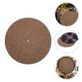 thumbnail image 1 of Mobutofu 2Pcs Vinyl Record Mat Cork Vibration Reduction for Turntable, 1 of 8