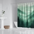thumbnail image 2 of Misty Forest Landscape 72x72in Shower Curtain,Bathroom Decorative Shower Curtains Set with 12 Hooks,Modern Waterproof Washable Shower Curtain, 2 of 5