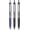 Black/Blue, variant on Precise V5 RT Retractable Rolling Ball Pens, Extra Fine Point (.5mm), Assorted Colors Black/Blue Ink, 3-pk; Premium Comfort Grip, Bundle with Plastic Reusable Pouch