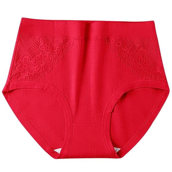 Dxzfnsa Cotton High Waisted Womens Underwear Soft Stretch Breathable Full Coverage Ladies Panties Panties for Women XL-6XL