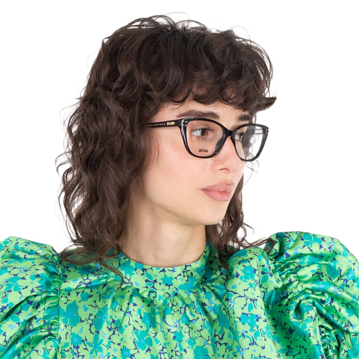 New Moschino Eyeglasses MOS629 0FWM 00 Transparent Pink 52mm NEW Moschino-Demo-Cat-Eye-Ladies-  main image 4