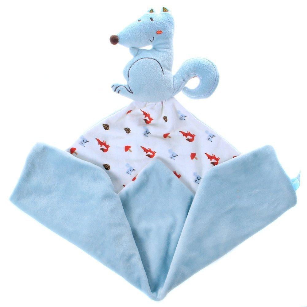 My 1st Elephant Baby Comfort Blanket Rattle Newborn Girl Pink Blue Boy Comforter 