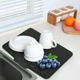 thumbnail image 4 of Countertop Silicone Drying Mat, Drainage Divider Tray, No-Drill Waterproof Pad, Dish Rack Organizer, Non-Slip Kitchen Accessory, 4 of 9