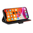 thumbnail image 4 of Case for iPhone 13 Pro Max Leather Wallet Book Flip Folio Stand View Cover - Black, 4 of 5