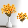 thumbnail image 2 of Artifcial Fall Flowers for Indoor and Outdoor Decoration,13.78x7.87 Inches UV Protected No Fade Fake Flowers,Realistic Autumn Artificial Flowers for Porch Display Patio Garden Decor, 2 of 5