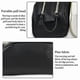 thumbnail image 3 of Makeup Bag Waterproof Travel Cosmetic Bag Small Makeup Bag Black, 3 of 5