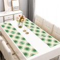 thumbnail image 2 of Green Tie Dye Spray Pattern Summer Placemats Table Placemats Set Of 6-Linen Kitchen Washable Placemats Table Mats 11.8"x17.7" Non-Slip Heat Resistant, 2 of 5