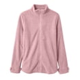 thumbnail image 4 of Maqroz Womens Winter Coats Polar Fleece Jacket Long Sleeve Zip Up Stand Collar Warm Outerwear with Pockets Pink,M, 4 of 5