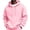 Pink, variant on LRGSHF Oversized Hoodies for Men Baggy Soft Fleece Pullover Sweatshirt, Drawstring Plain Streetwear Long‑Sleeve Athletic Top, Warm Loose‑Fit Winter Casual Hooded Shirt