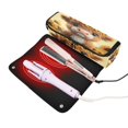 thumbnail image 2 of Hair Tools Storage with Heat Resistant Mat- Sunflowers and Butterflies Printed Curling Iron Travel Bag/Flat Iron Case for Women, 2 of 8