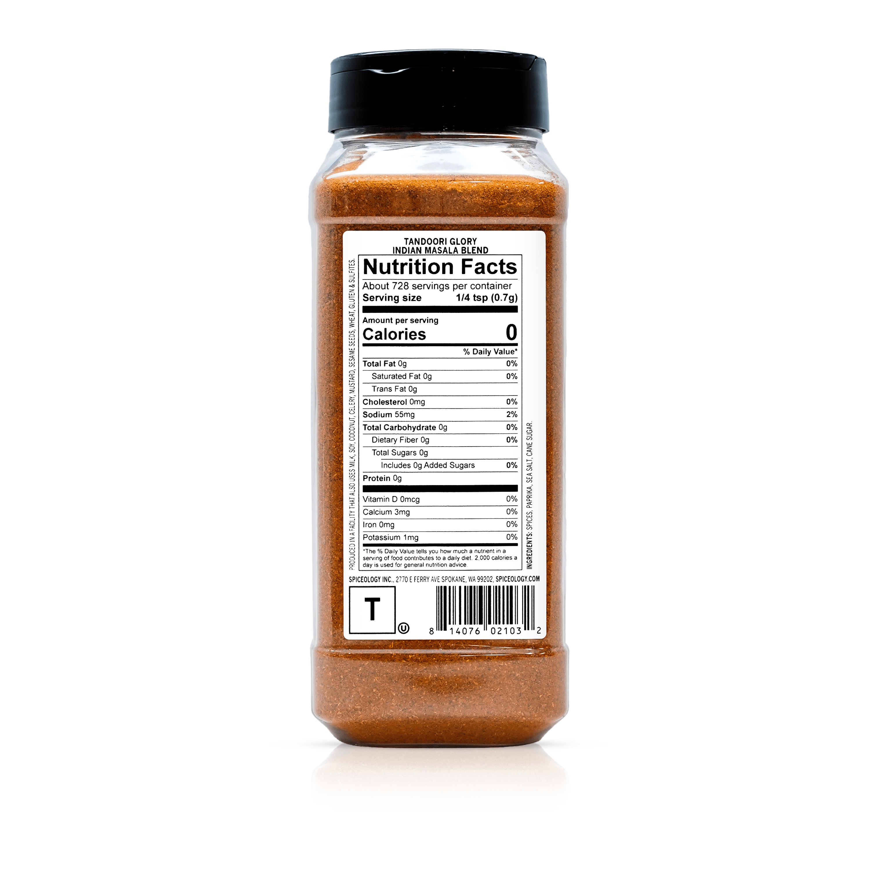 Spiceology Tandoori Glory Indian Masala Seasoning, 18 Ounce
