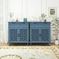 thumbnail image 4 of 2 Door 2 Drawer Cabinet, American Furniture, Suitable for Bedroom, Living Room, Study, 4 of 6