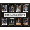 thumbnail image 1 of NBA 12""x15"" Utah Jazz All-Time Greats Plaque, 1 of 3