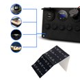 thumbnail image 3 of 5 Gang 12V 24V Inline Fuse Box LED Switch Panel Dual USB Car Boat Truck Camper, 3 of 9