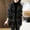 Navy, variant on Goodtrade8 Womens Jackets Plus Size Button Wool Coats Collared Plaid Loose Casual Long Sleeve Women Winter Tops